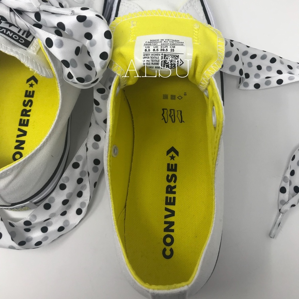 Converse Ctas Big Eyelets OX White Fresh W AUTHENT - Picture 6 of 7